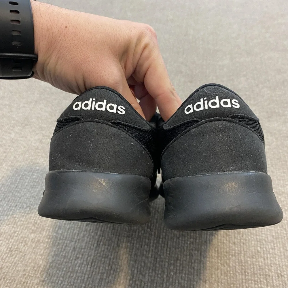 Adidas Cloudfoam Shoes Womens Size 7.5 Black Mesh Cushioned B28139 Sneakers - Picture 5 of 9